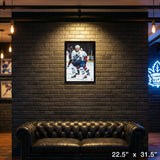 Doug Gilmour 20x29 Framed Canvas Maple Leafs Action-V – View 4 – Frameworth