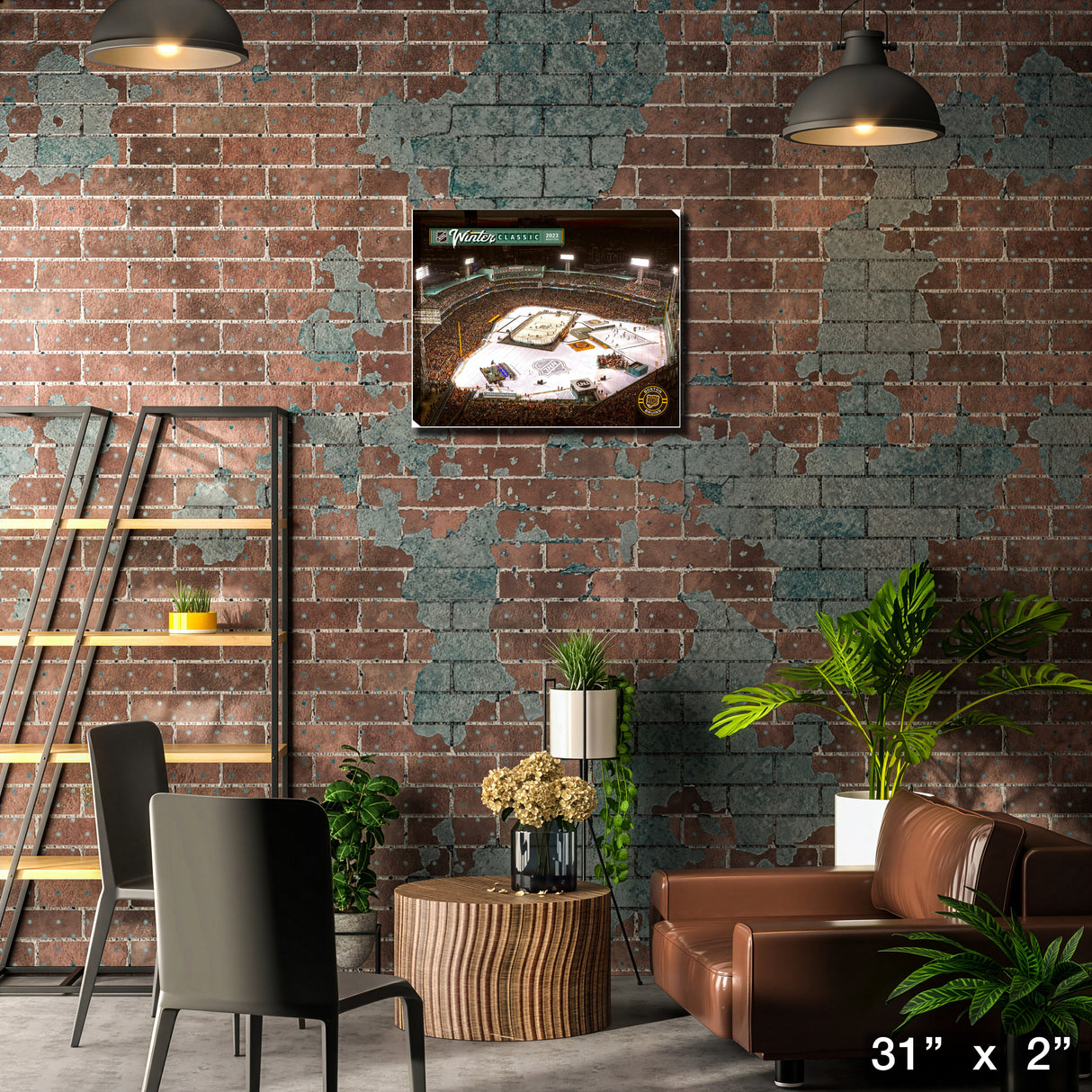 Winter Classic 16x20 Canvas 2023 Penguins vs Bruins-H – Lifestyle – Frameworth