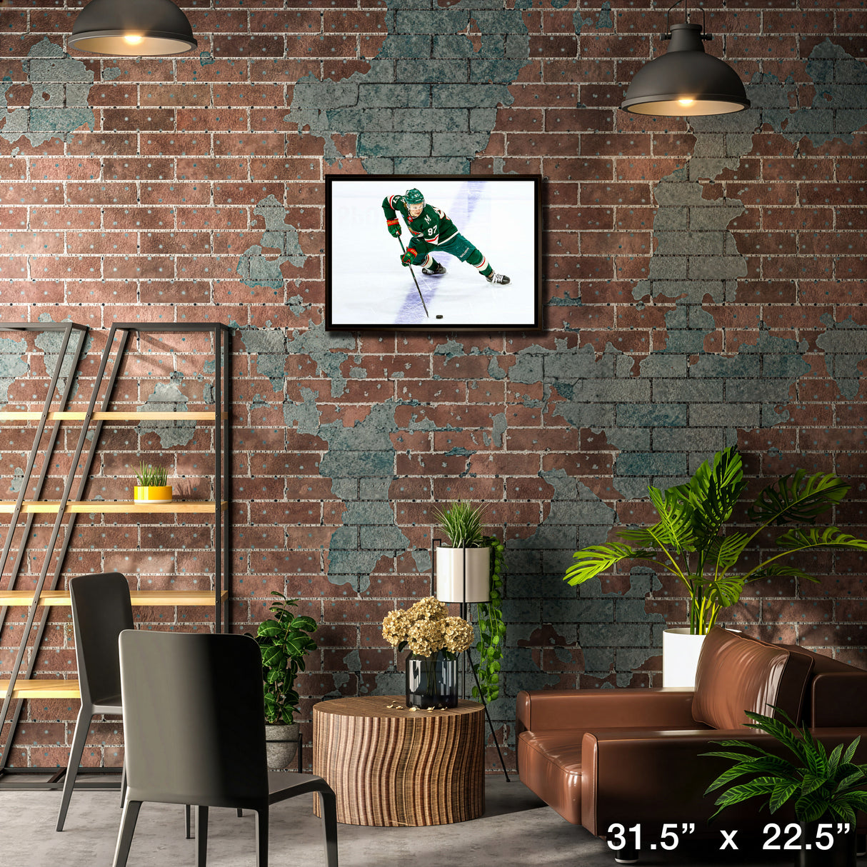 Kirill Kaprizov 20x29 Framed Canvas Wild Skating-H – Lifestyle – Frameworth