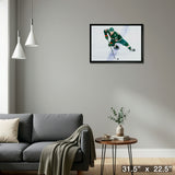 Kirill Kaprizov 20x29 Framed Canvas Wild Skating-H – Detail – Frameworth