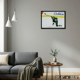 Matt Boldy 20x29 Framed Canvas Wild Shooting-H – Detail – Frameworth