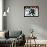 Filip Gustavsson 20x29 Framed Canvas Wild Protecting the Net-H – Detail – Frameworth