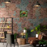 Minnesota Wild 16x20 Canvas Logo – Lifestyle – Frameworth