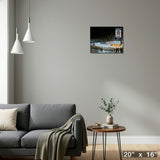 Vegas Golden Knights 16x20 Canvas Banner Raising Line-up-H – Detail – Frameworth