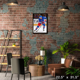 Artemi Panarin Framed 20x29 Canvas Rangers Action-V – Lifestyle – Frameworth