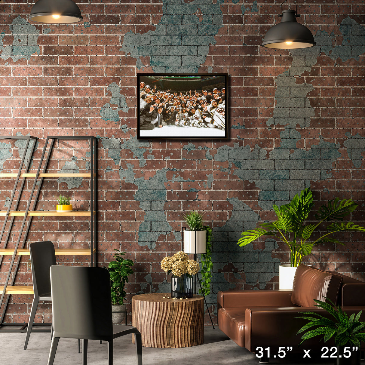 Boston Bruins 20x29 Framed Canvas 2011 Stanley Cup – Lifestyle – Frameworth