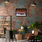 Edmonton Oilers 20x29 Framed Canvas Conference Final Trophy – Lifestyle – Frameworth