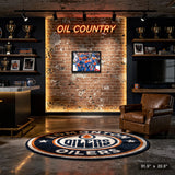 Edmonton Oilers 20x29 Unsigned Framed Canvas Celebration – View 4 – Frameworth