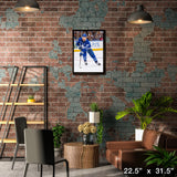 Auston Matthews 20x29 Unsigned Framed Canvas Maple Leafs Action-V – Lifestyle – Frameworth