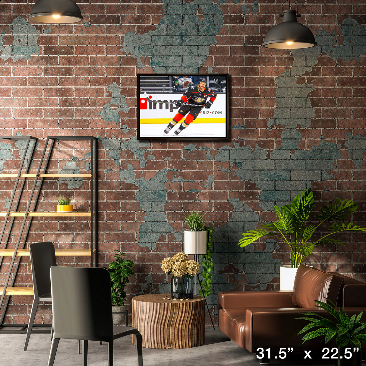 Ryan Getzlaf 20x29 Framed Canvas Anaheim Ducks – Lifestyle – Frameworth