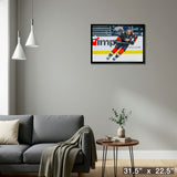 Ryan Getzlaf 20x29 Framed Canvas Anaheim Ducks – Detail – Frameworth