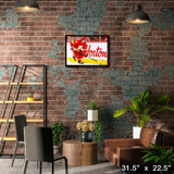 Johnny Gaudreau 20x29 Framed Canvas Calgary Flames – Lifestyle – Frameworth