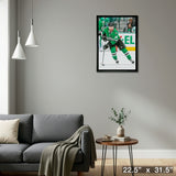 Matt Duchene 20x29 Framed Canvas Dallas Stars – Detail – Frameworth