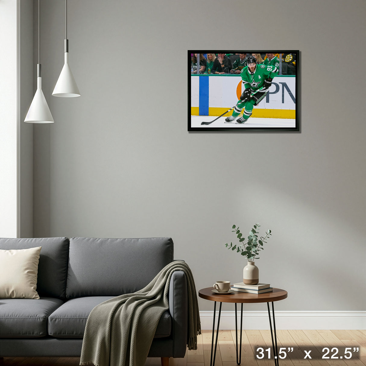 Tyler Seguin 20x29 Framed Canvas Dallas Stars – Detail – Frameworth