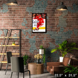 Dylan Larkin 20x29 Framed Canvas Detroit Red Wings – Lifestyle – Frameworth