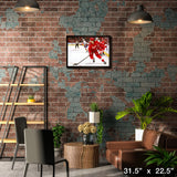 Moritz Seider 20x29 Framed Canvas Detroit Red Wings – Lifestyle – Frameworth