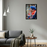 Mark Messier 20x29 Framed Canvas Edmonton Oilers – Detail – Frameworth