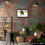 Kirill Kaprizov 20x29 Framed Canvas Minnesota Wild – Lifestyle – Frameworth