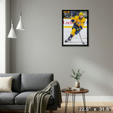 Roman Josi 20x29 Framed Canvas Nashville Predators – Detail – Frameworth