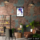 Anders Lee 20x29 Framed Canvas New York Islanders – Lifestyle – Frameworth