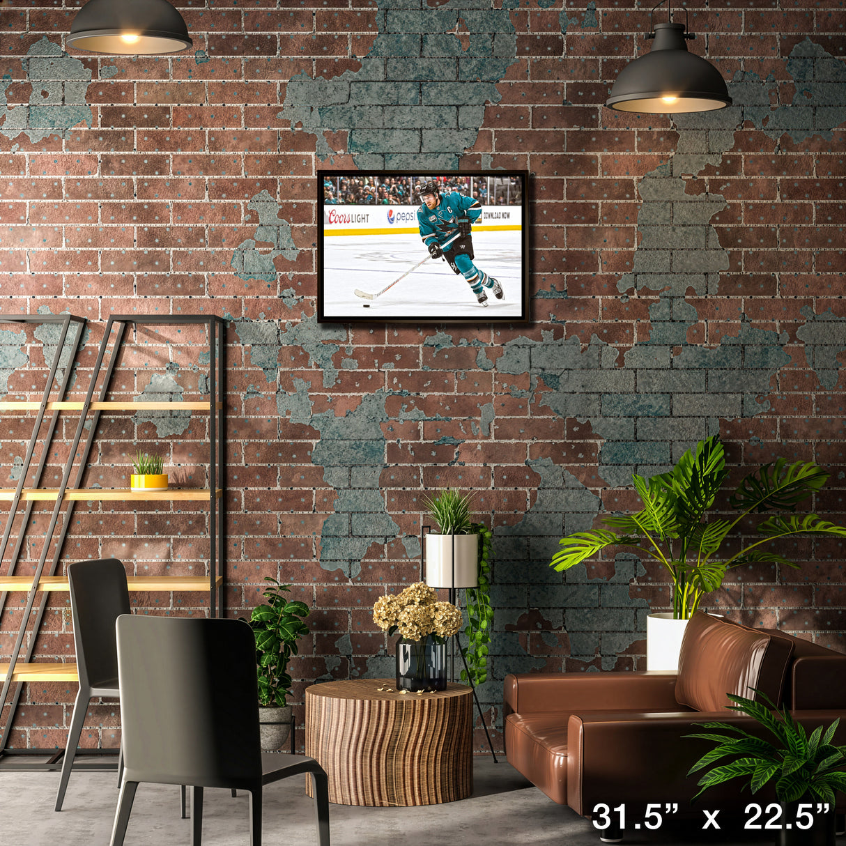 Joe Pavelski 20x29 Framed Canvas San Jose Sharks – Lifestyle – Frameworth
