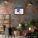 Jordan Kyrou 20x29 Framed Canvas St. Louis Blues – Lifestyle – Frameworth