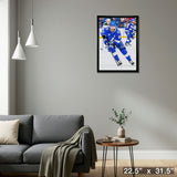 Nikita Kucherov 20x29 Framed Canvas Tampa Bay Lightning – Detail – Frameworth