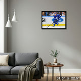 Steven Stamkos 20x29 Framed Canvas Tampa Bay Lightning – Detail – Frameworth