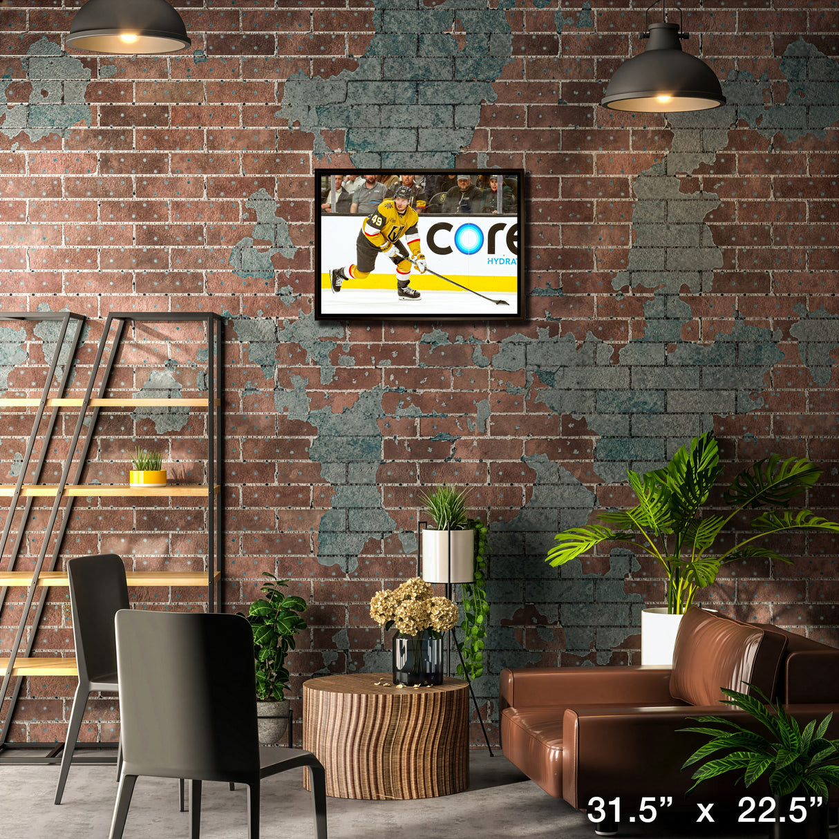 Ivan Barbashev 20x29 Framed Canvas Vegas Golden Knights – Lifestyle – Frameworth