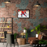 Connor McMichael 20x29 Framed Canvas Washington Capitals – Lifestyle – Frameworth