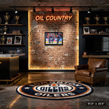 2025 Oilers Celebration 20x29 Framed Canvas 2025 Playoffs – View 4 – Frameworth