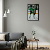 Mikko Rantanen 20x29 Framed Canvas Stars 2025 Playoffs – Detail – Frameworth