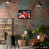 Alexander Barkov & Sergei Bobrovsky 20x29 Framed Canvas Panthers 2025 Playoffs – Lifestyle – Frameworth