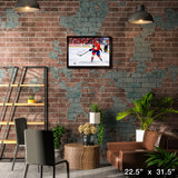 Matthew Tkachuk 20x29 Framed Canvas Panthers 2025 Playoffs – Lifestyle – Frameworth