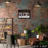 Edmonton Oilers 20x29 Framed Canavs 2025 Conference Champions – Lifestyle – Frameworth