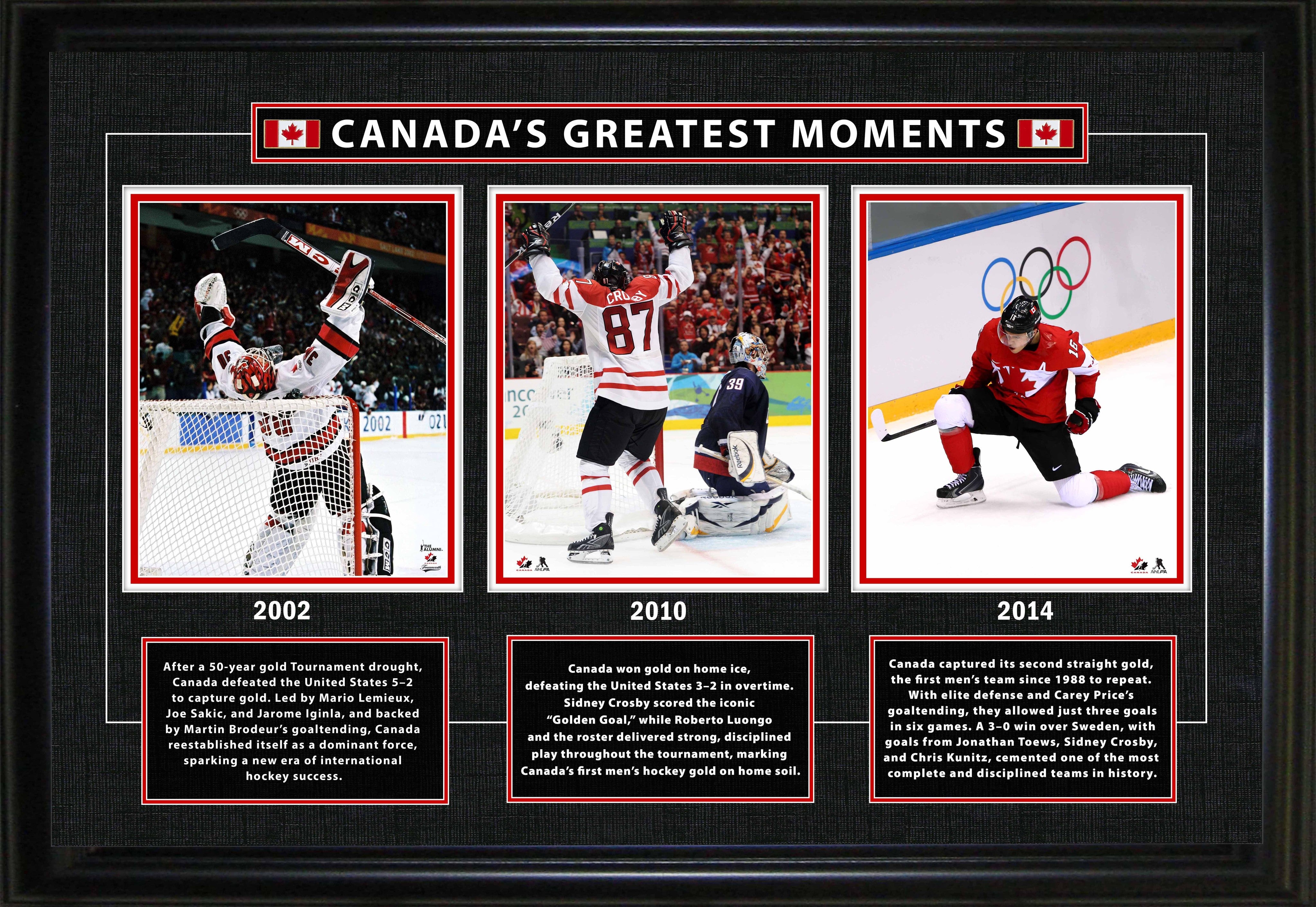 Canada's Greatest Moment - 2002/2010/2014 Olympics – Frameworth