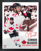 Connor McDavid 16x20 Framed Replica Signature Hockey Canada 2026-V