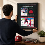 Connor McDavid 16x20 Framed Print Hockey Canada 2026 Tournament MVP Collage - lifestyle 1