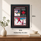 Connor McDavid 16x20 Framed Print Hockey Canada 2026 Tournament MVP Collage - lifestyle 4