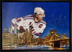 Jaromir Jagr Signed Framed 20x29 New York Rangers Skyline Canvas Limited Edition /68 - Frameworth Sports Canada 