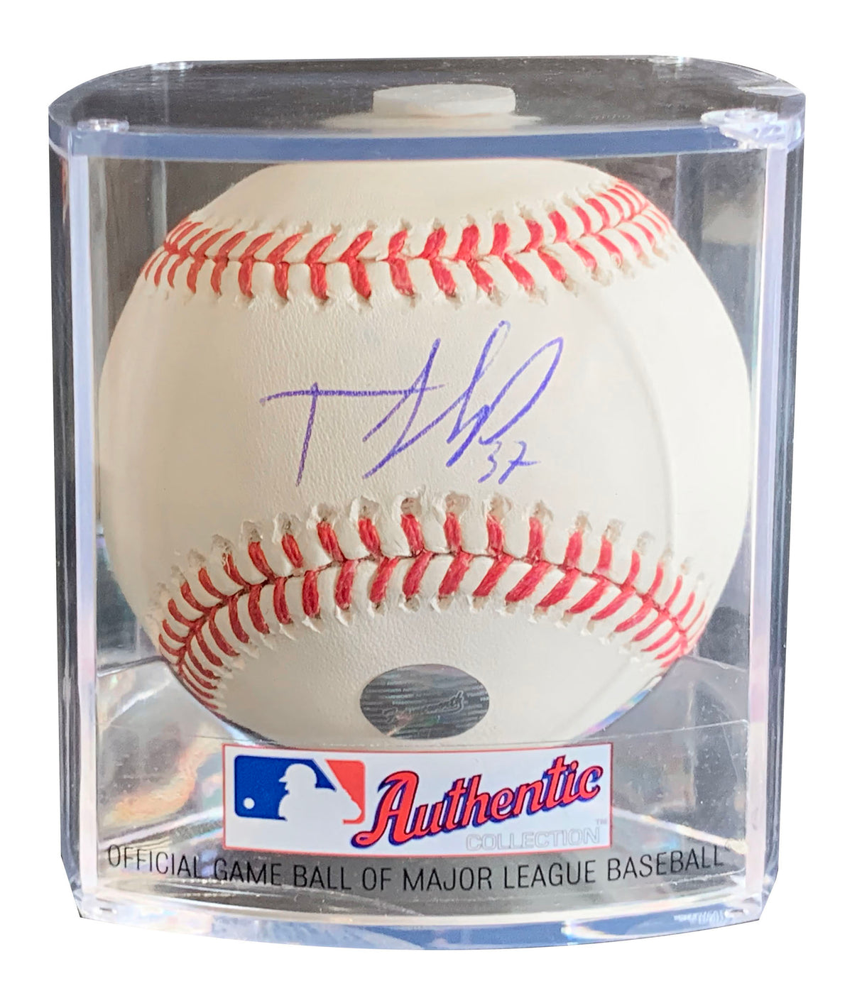 Hernandez,T Signed Baseball Los Angeles Dodgers Official MLB in Case - Frameworth Sports Canada 