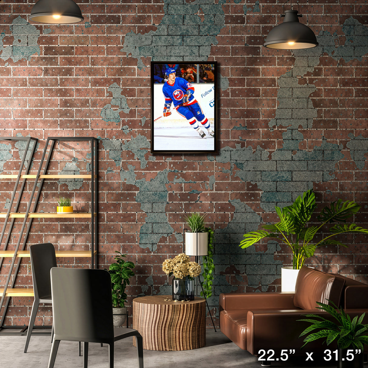 Mike Bossy New York Islanders Framed 20x29 Action Canvas – Lifestyle – Frameworth