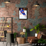 Mike Bossy New York Islanders Framed 20x29 Action Canvas – Lifestyle – Frameworth