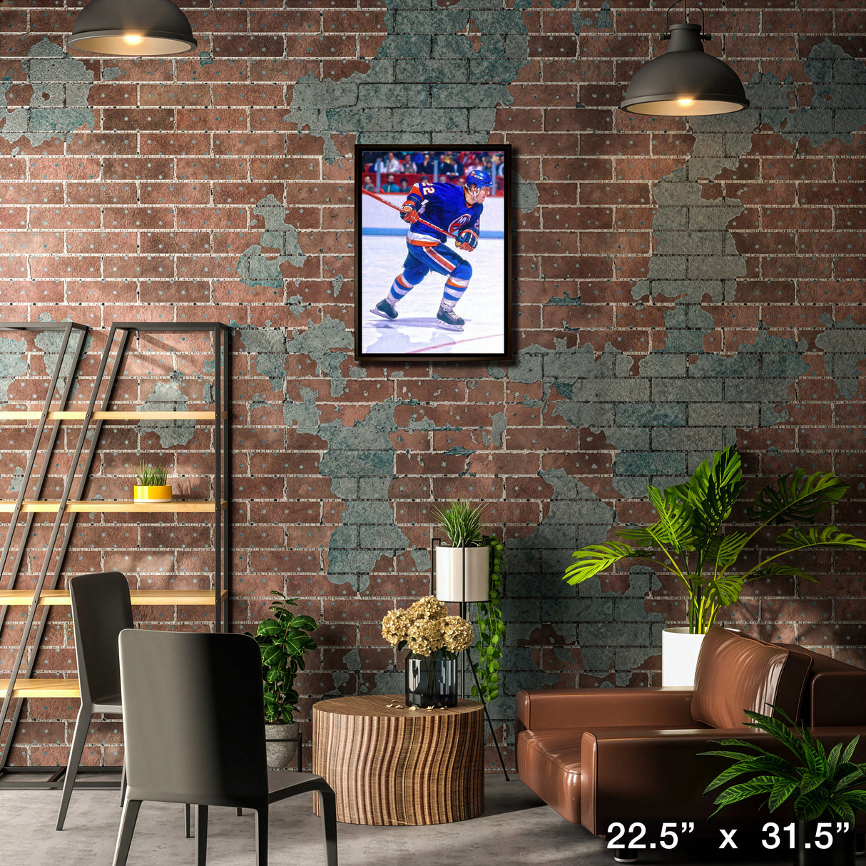 Mike Bossy New York Islanders Framed 20x29 Skating Canvas – Lifestyle – Frameworth