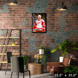 Steve Yzerman Detroit Red Wings Framed 20x29 The Stare Canvas – Lifestyle – Frameworth