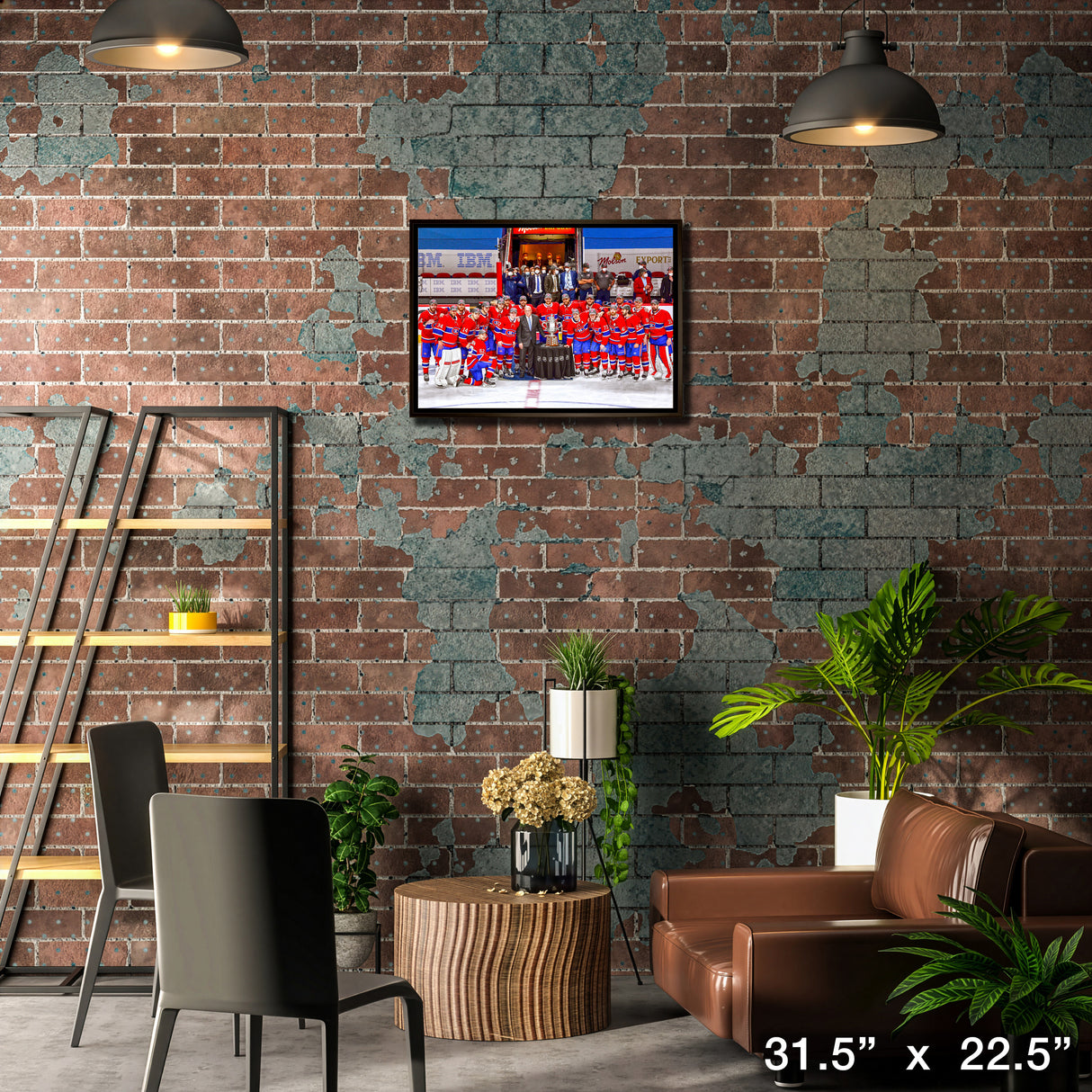 Montreal Canadiens Framed 20x29 Clarence S. Campbell Bowl Canvas – Lifestyle – Frameworth