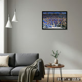 Tampa Bay Lightning Framed 20x29 2021 Stanley Cup Champion Team Photo Canvas – Detail – Frameworth