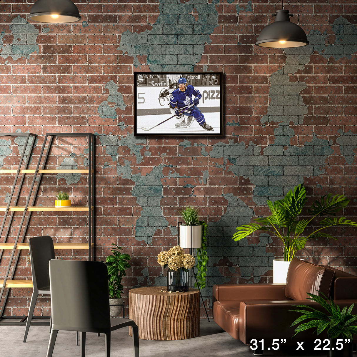 William Nylander Toronto Maple Leafs Framed 20x29 Spotlight Canvas – Lifestyle – Frameworth