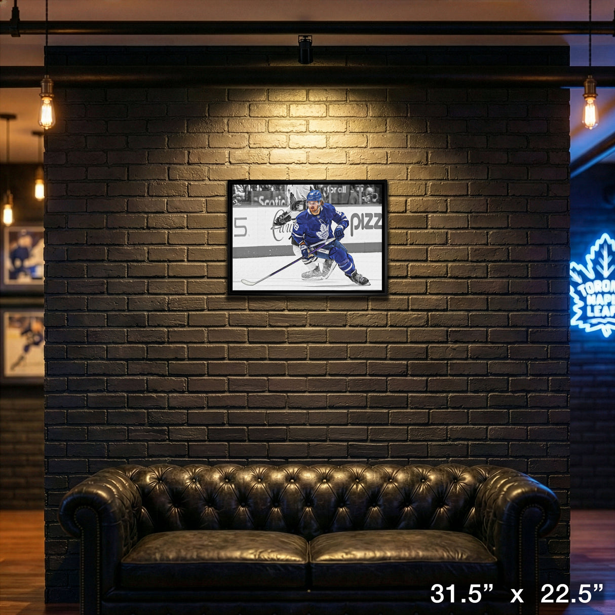 William Nylander Toronto Maple Leafs Framed 20x29 Spotlight Canvas – View 4 – Frameworth