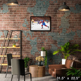 Nathan MacKinnon Colorado Avalanche Framed 20x29Shooting Canvas – Lifestyle – Frameworth